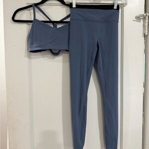 Blue Athleta Activewear Set